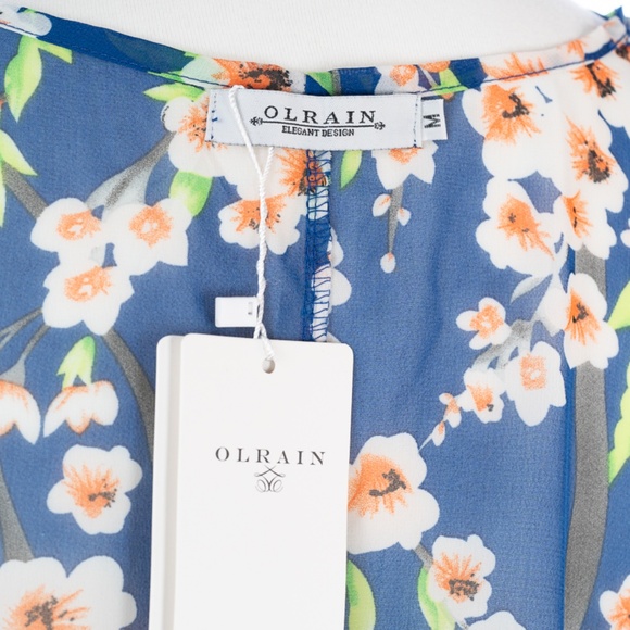 ⭐️LAST CHANCE⭐️ Olrain Blue Cherry Blossom Kimono - Picture 5 of 7